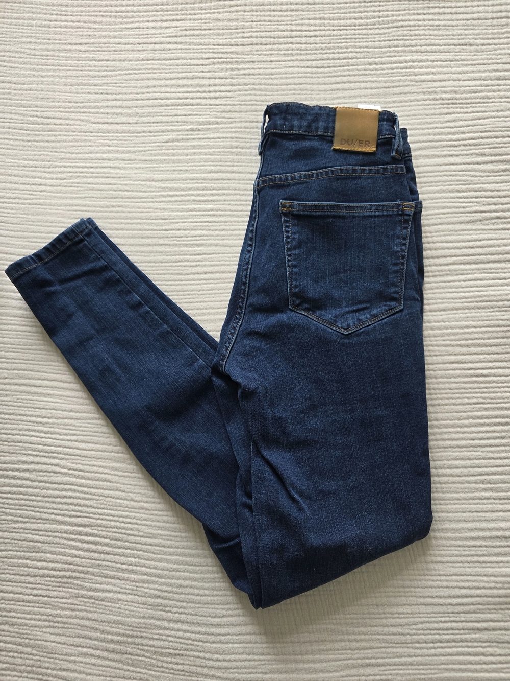 Dark Blue Duer Skinny Jeans